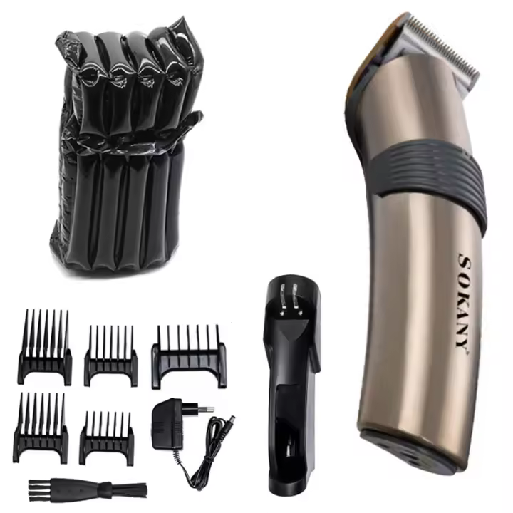 Cortadora de pelo recargable de dos velocidades para hombre, Máquina Eléctrica de corte de pelo, ajustable, potente - 1