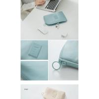 Nueva bolsa de cosméticos Simple, bolsa de almacenamiento de cables de datos multifuncional portátil, bolsa de acabado, organizador portátil de viaje y negocios - details 6