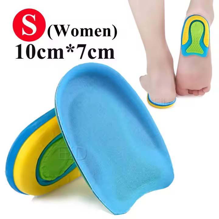 Plantilla de Gel ortopédica de silicona, soporte para el arco, antideslizante, suave, insertos para pies planos, Zapatos ortopédicos, suela para fascitis Plantar, Unisex - 1