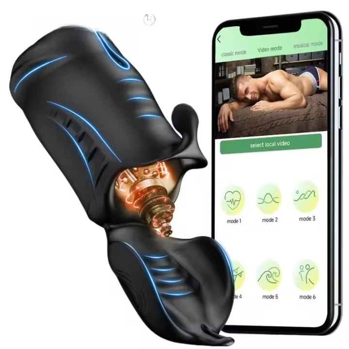Potente Vibrador Remoto APP Masajeador Glanstal para Hombres Entrenador de Estimulación Delayado - 1