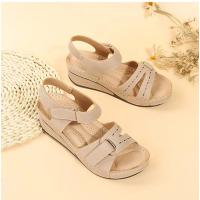 Nuevas sandalias de mujer a la moda con punta abierta, sandalias suaves y sexis para mujer, sandalias ortopédicas con hebilla de cuña para mujer, calzado para mujer - details 11