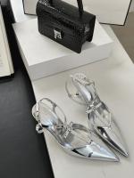 Sandalias Planas de Moda para Mujer Tacones Altos de Charol Puntiagudos - details 14