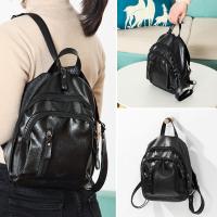 Bolso de hombro de viaje de gran capacidad para mujer, Mochila De Cuero PU de alta calidad, antirrobo - details 7