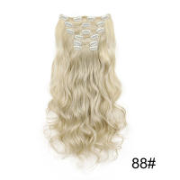 Peluca Cómoda y Transpirable Ajustable para Mujeres Juego de Extensiones de Cabello de 6 Piezas, 16 Clips para Europa, América, Cabello Largo y rizado para Comercios Exteriores, Adecuado para Viajes de Fiesta - details 21