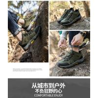 Zapatos de Senderismo para Hombre al Aire Libre Resistentes a la Desgastación, Forro de Cuero, Suela de Goma Sintética - details 10