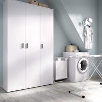 Armario Multiusos 3 Puertas, Blanco, 116x190x35cm - details 1