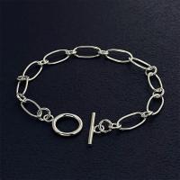 Pulsera de plata de ley  con Clip de papel para mujer, joyería a la moda, regalo de fiesta de boda - details 2