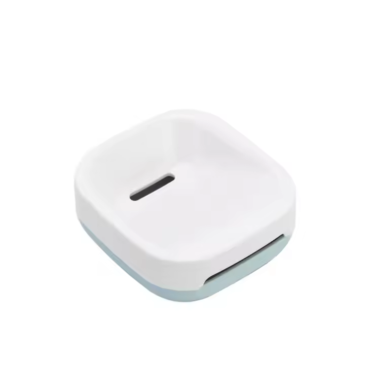 Soportes multifuncionales para cepillos de dientes, organizador de almacenamiento de plástico duradero para baño, orificios de drenaje de fácil limpieza - 1