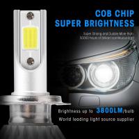 Lámparas De Faros De Coche LED C6 2x H7 H4 Hi/Lo H1 H3 HB3 HB4 9003 HB2 H13 9005 9006 6000K COB 72W 8000LM Universal 12V - details 4