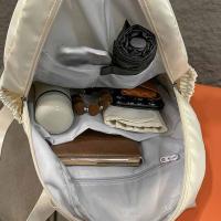 Mochila deportiva de nailon de estilo coreano, bolso de hombro de viaje de gran capacidad de Color sólido, bolso de mano con diseño de nicho, bolsa de Fitness para trabajador de oficina - details 7