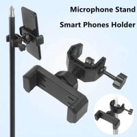 Soporte giratorio para teléfono de 360 ​​grados, micrófono universal de 6,5-10 cm para teléfonos inteligentes, soporte para actuaciones de música en vivo - details 7