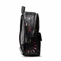 Desigual Bolso de hombro de la flor del hueco hacia fuera de la manera de las mujeres, mochila ocasional de las muchachas de la capacidad grande, prenda impermeable, moda, modelos de la marea - details 3
