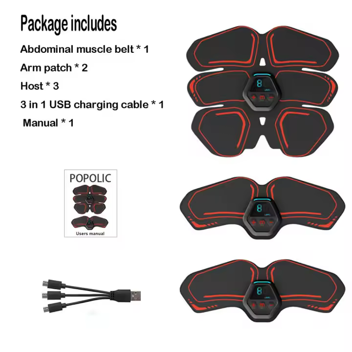 Entrenador de Fitness Portátil Estimulador de Músculos Abdominales para Entrenamiento en Casa - 1