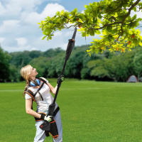 1.25m Pole Saw Battery with Standard Charger Cordless Rechargeable Double Section Assemble Shaft Branch Cutter - details 0