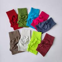Pantalones Cortos de Yoga para Mujer en Talla Alta Transpirables para Fitness, Levantamiento de Glúteos, Correr, Ciclismo Material de Nylon de China - details 0