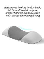 Almohada de Lumbar de Espuma de Memoria Almohada de Cama para Apoyo Caudal - details 3
