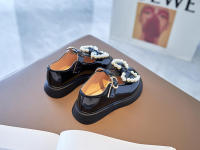 Zapatos de cuero para niña con lazos de perlas, zapatos planos suaves y cómodos con perlas de princesa, primavera y otoño - details 10