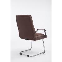 Tapizada En Tela & con Base De Metal I Silla De Conferencia con Reposabrazos, Color:Negro/Negro - details 61