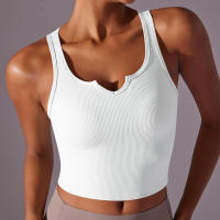 Sujetador de Yoga sin Costuras Alto Impacto Deportivo, Top de Cultivo A Prueba de Golpes, Secado Rápido, Ideal para Ciclismo y Gimnasio - details 1