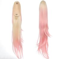 Peluca de cola de caballo con cordón en capas, extensión de cola de caballo con Clip, cola de caballo larga ondulada y recta, postizo de cola de poni Natural falso para fiesta - details 4