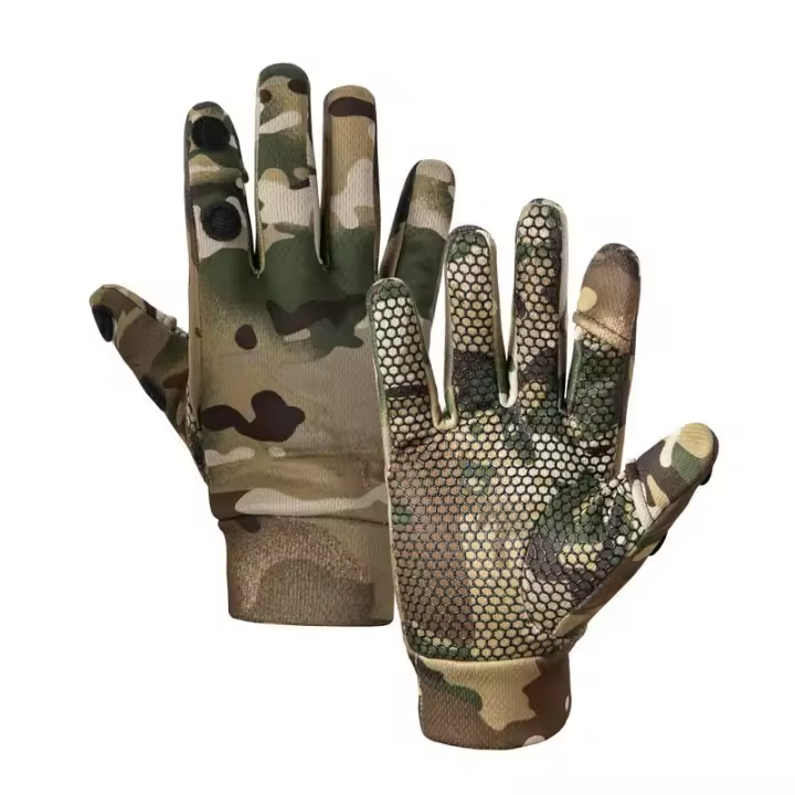 Guantes tácticos para exteriores, manoplas antideslizantes de dedo completo para montañismo, tiro, caza, pantalla táctil, cálidos de invierno - 1