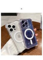 Funda Transparente Magsafe de Lujo Carga Inalámbrica A Prueba de Golpes Magnéticos - details 2