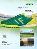 Botas de fútbol transpirables de alta calidad para hombre, con buen agarre y suela de clavos, fabricadas en material de poliuretano para - details 4