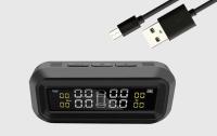 E-ACE Smart Car TPMS Auto sistema de monitoreo de dispositivos externos alarma de seguridad USB TMPS Sensor de presión de neumáticos - details 4