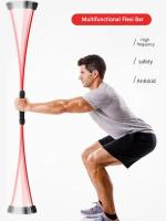 Barras de Fitness integradas para entrenamiento de fuerza, barras de fitness elásticas multifuncionales de peso corto, estiramiento al aire libre en casa - details 7