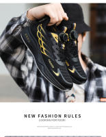Hebilla rotativa zapatillas de deporte de los hombres aumento de altura 2025 nueva malla transpirable zapatos para correr juventud zapatos casuales - details 15