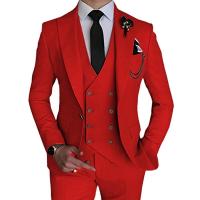 Conjunto de Traje de Boda Elegante para Hombres 2025 Ajuste Delgado, Un Frenzo, 3 Piezas - details 5