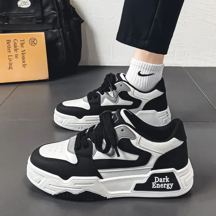 Nuevos Zapatos De Tabla, Suelas Gruesas Deportivas Y De Ocio Aumentan La Pequeña Marea Blanca - 1