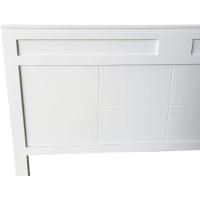 Fabricado en madera maciza de pino insigni acabado en blanco (para cama de 135 (145 x 120 cm), doble tabla) - details 2