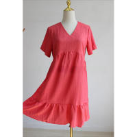 Vestidos de mujer con faldas holgadas, manga corta, casual, estilo túnica, fluido. - details 3