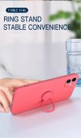 Funda de teléfono con soporte de anillo de silicona líquida Original para iPhone 16 15 14 Plus 13 12 11 Pro Max Mini soporte correa de cubierta magnética - details 5