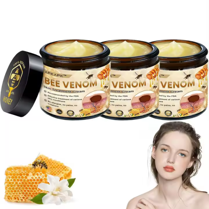 Crema integral de tratamiento APKAPK - 50 g, nueva crema profesional para el cuidado de la piel 2025, gel hidratante con veneno de abeja para todo tipo de piel - 1