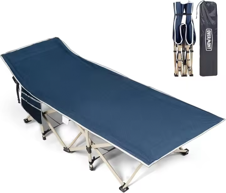 Cama Plegable Portátil para Acampar Cama de Aire para Adultos con Bolsa Lateral 120kg 190x71CM - 1