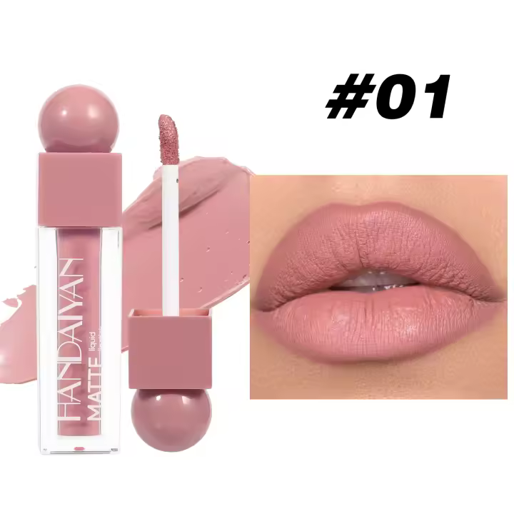 Gloss de Labios de Tubo Cuadrado Impermeable No se Desvanece, Antideslizante, Belleza para la Piel Facial - 1