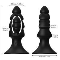 Potente juguete sexual con vibración de 10 frecuencias, Anal Bdsm, consolador con tapón Anal, vibrador, masaje de próstata, Vagina, juego para adultos - details 0