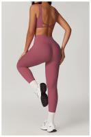 Pantalones de Yoga de Cintura Alta ALO NEAD Elevación de Cadera Alta, Salto Seco, Sensación Nude, Ajuste para Mujeres, Primavera/Otoño - details 11