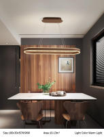 TOMAXIN-Luz LED colgante para comedor, sala de estar, dormitorio, lámpara de araña ovalada, 100CM - details 5