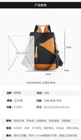 Mochila informal antirrobo para mujer, bolsa de hombro de tela impermeable, ligera, de viaje, oxford - details 3
