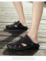 Nuevas Sandalias de Verano para Hombre Talla Grande Estilo Playa Casual Pantuflas de Media Caña - details 3