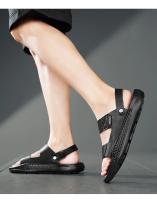 Sandalias de verano para hombre, zapatos informales, zapatillas para exteriores, chanclas para caminar en la playa, comodidad, diseñador de lujo, cuero ligero de moda - details 17
