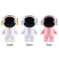 Hucha de Ahorro Astronauta Caja de Almacenamiento de Monedas de Niños Inagarcable con Luces - details 13