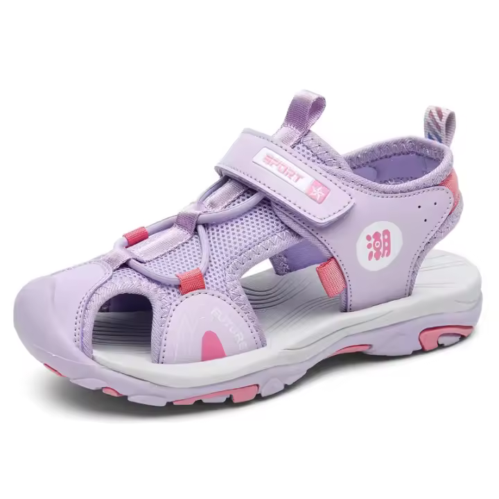 Sandalias De Playa De Verano Para Niños, Zapatos De Moda Para Exteriores, Antideslizantes, Fondo Suave, Sombreado, Zapatos Cómodos De Cuero Para Niños Y Niñas - 1