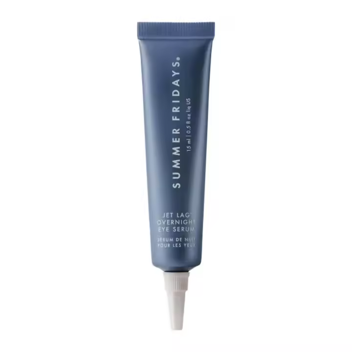 Summer Fridays Jet Lag Overnight Eye Serum Tratamiento nutritivo debajo de los ojos para ojeras que ayuda a hidratar, suavizar, reafirmar y desinflar - - 1