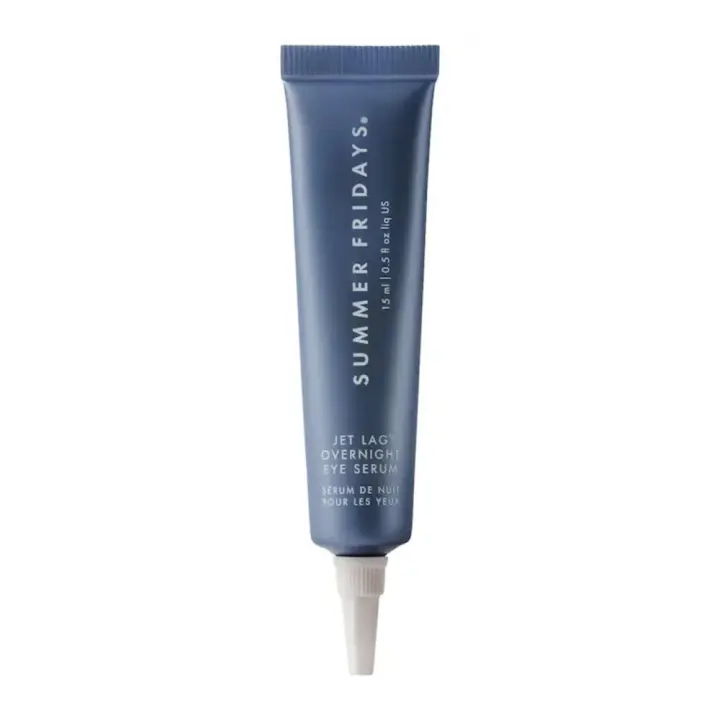 Summer Fridays Jet Lag Overnight Eye Serum Tratamiento nutritivo debajo de los ojos para ojeras que ayuda a hidratar, suavizar, reafirmar y desinflar - - 1