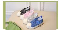 Zapatos informales Unisex para niños, zapatillas de deporte de tela de red transpirable de malla de aire para verano, zapatos planos antipatadas para niños y niñas - details 4