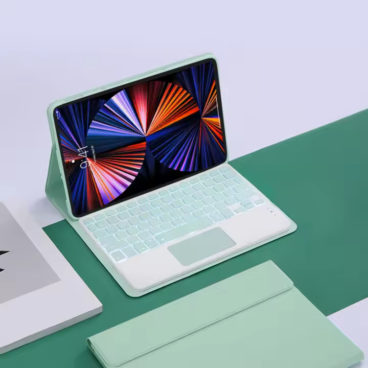 Teclado retroiluminado Touchpad para Xiaomi Pad 5, Funda de ratón, Teclado español para Xiaomi MiPad 5, Mi Pad 5 Pro, 11 pulgadas - 1